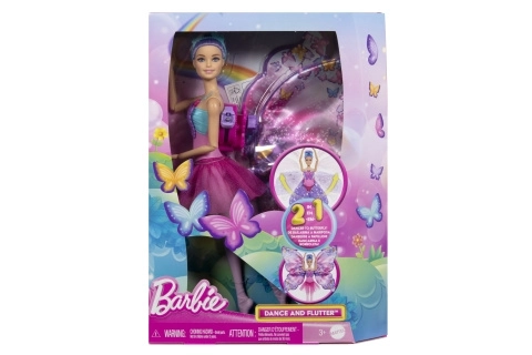 Barbie táncos baba pillangószárnyakkal