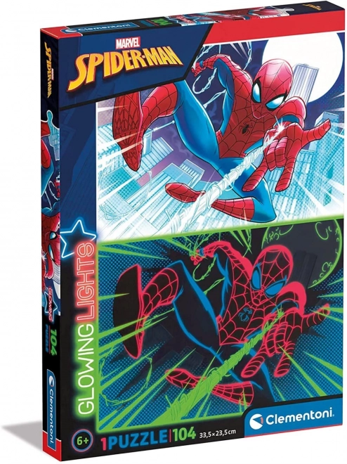 Svietiace puzzle Marvel: Spiderman 104 dielikov