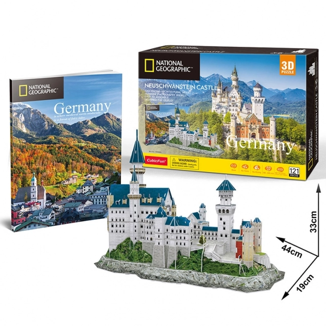 Neuschwanstein kastély 3D puzzle - National Geographic