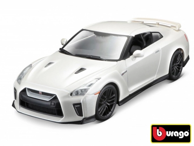 Bburago 1:24 Nissan GT-R Metallic 18-21082 – Biela